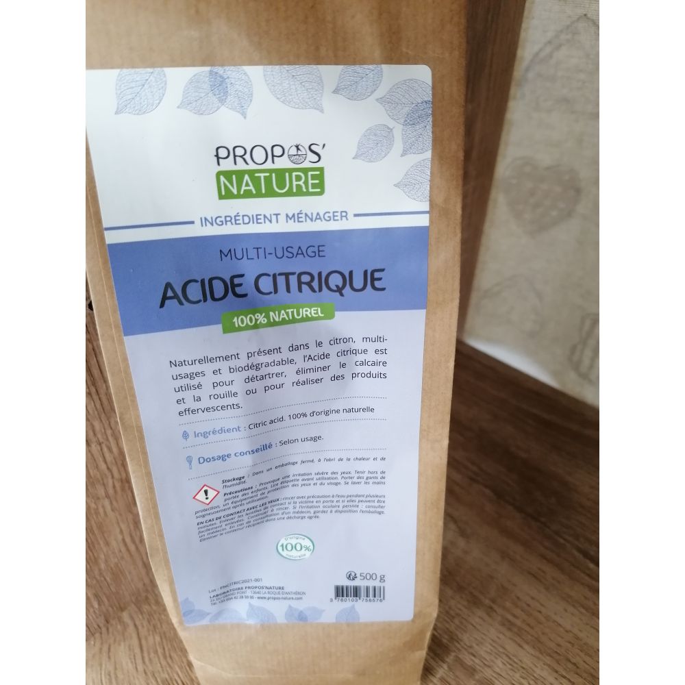 Acide citrique 500g