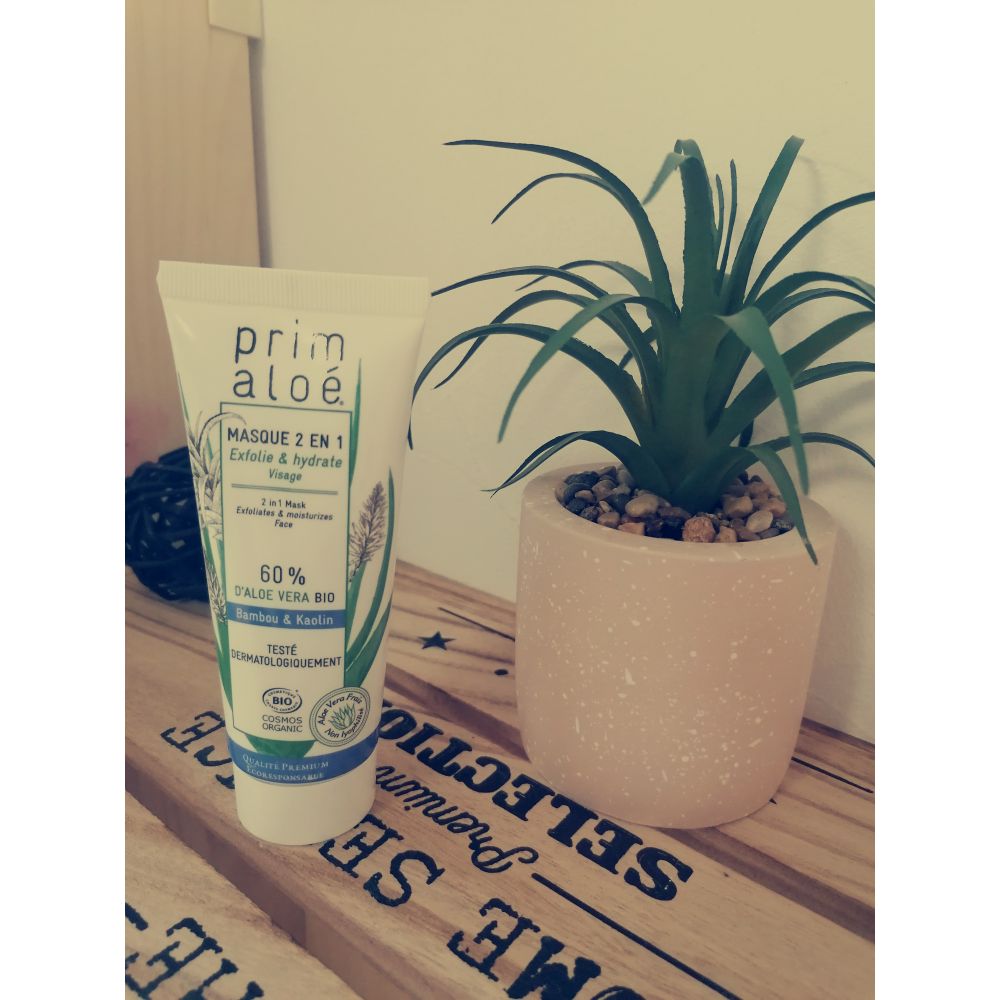 Masque 2 en 1 Visage 60% Aloe Vera