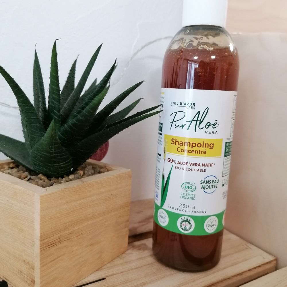 Shampoing à l'aloé vera
