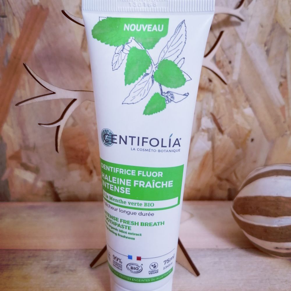 Dentifrice fluor haleine fraîche intense